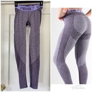 Gymshark Women’s Flex Purple Marl Low-Rise Leggings Size XSmall